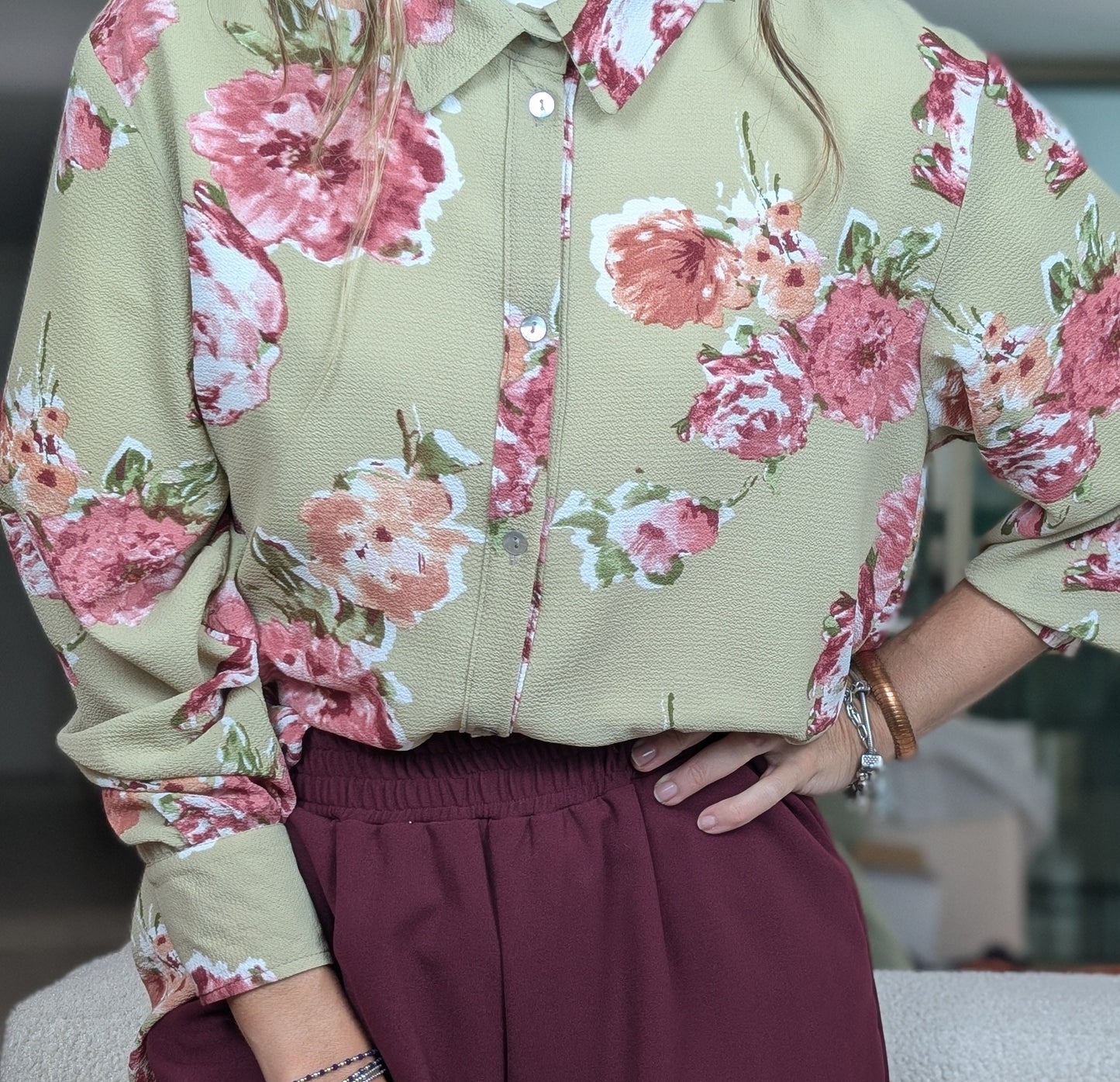 Camisa flores
