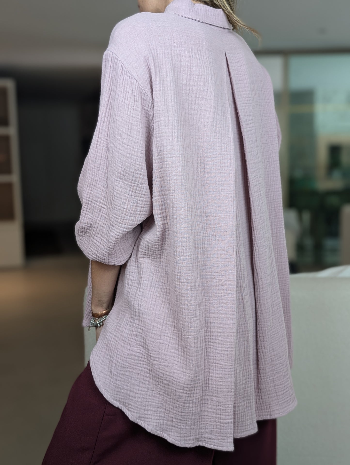 Camisa lila cotton