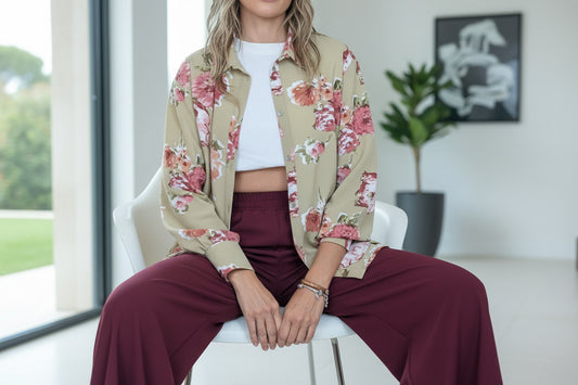 Camisa flores