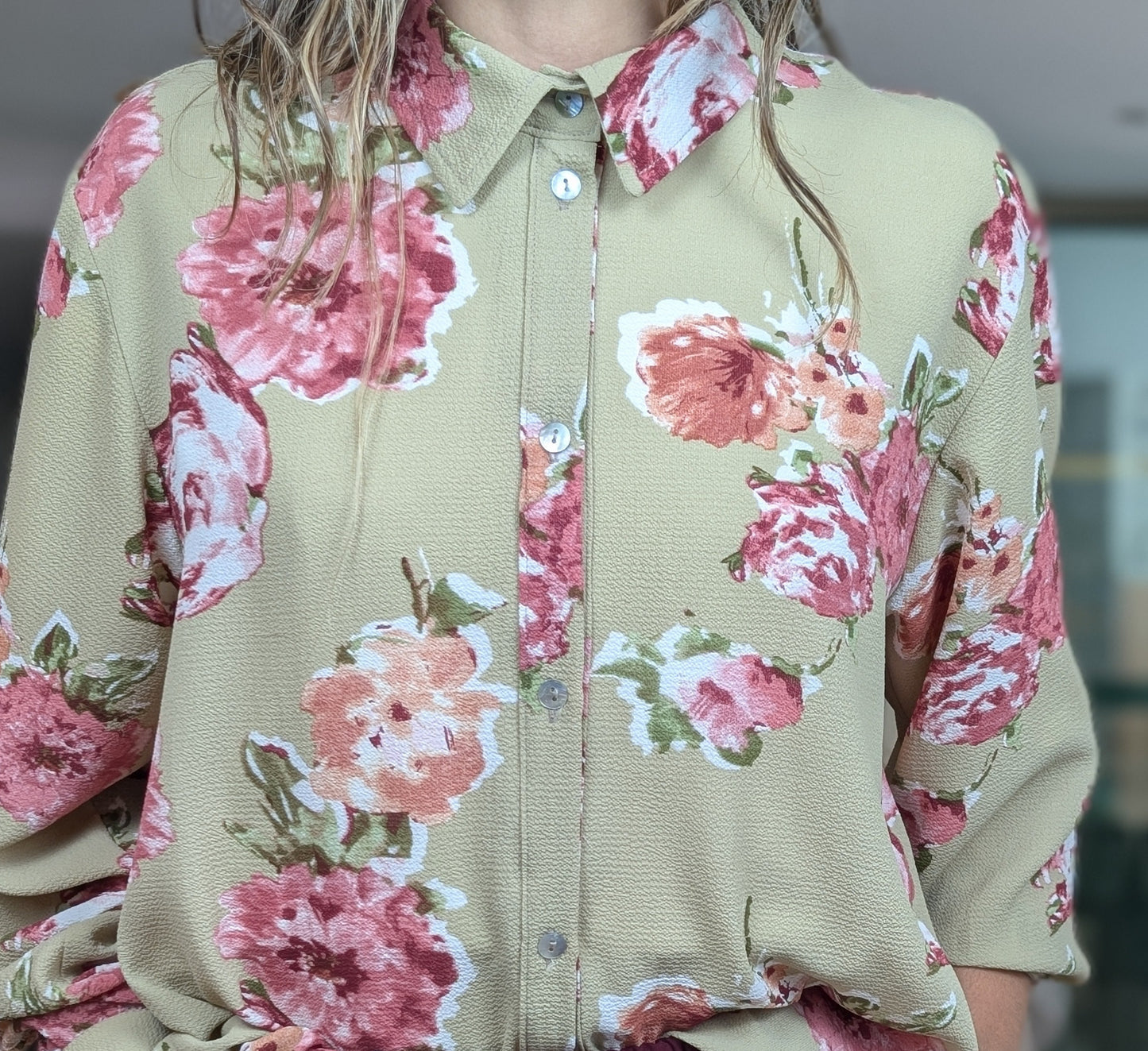 Camisa flores