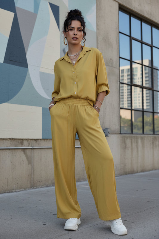 Pantalón mostaza