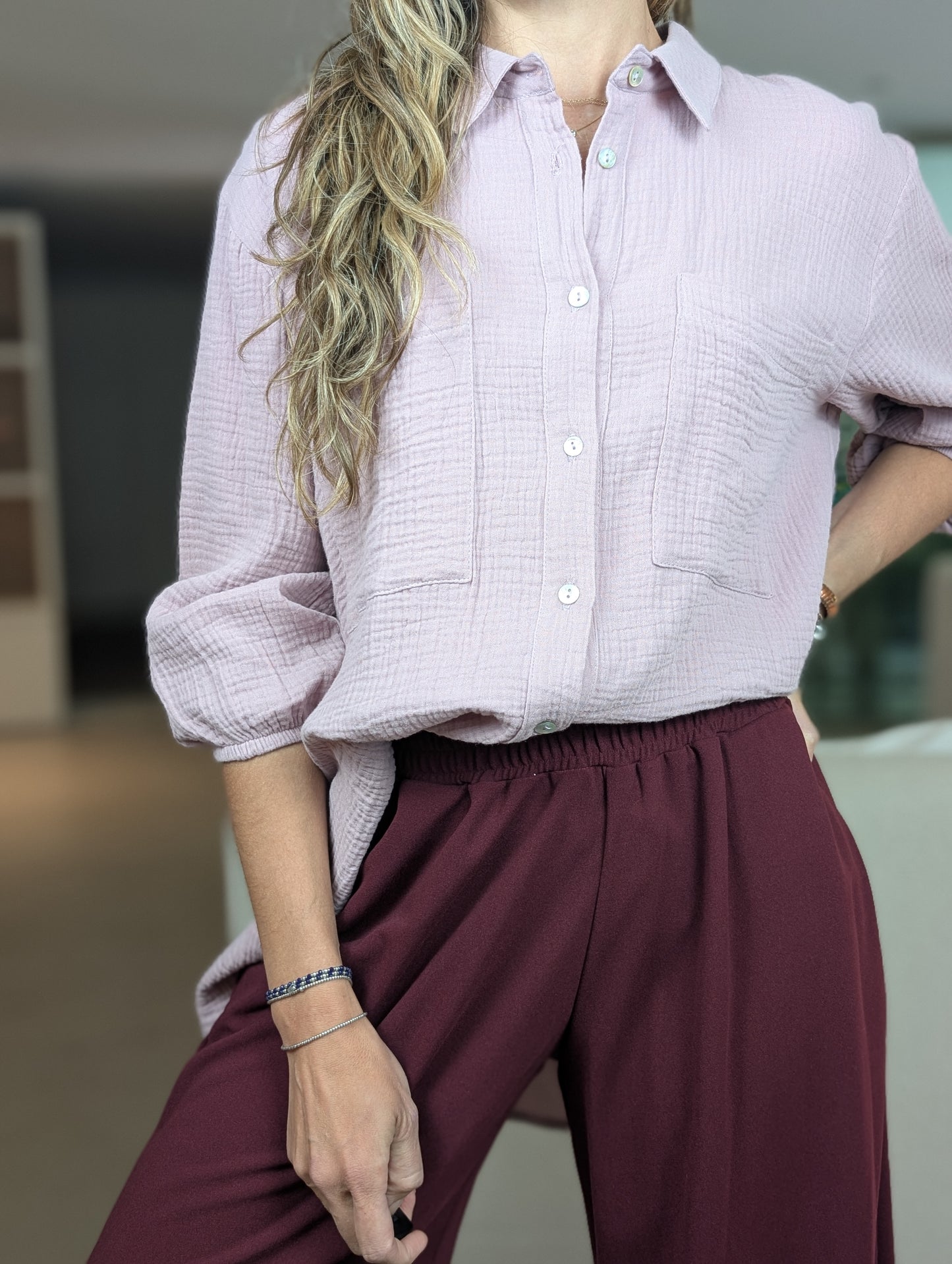 Pantalón Burgundy