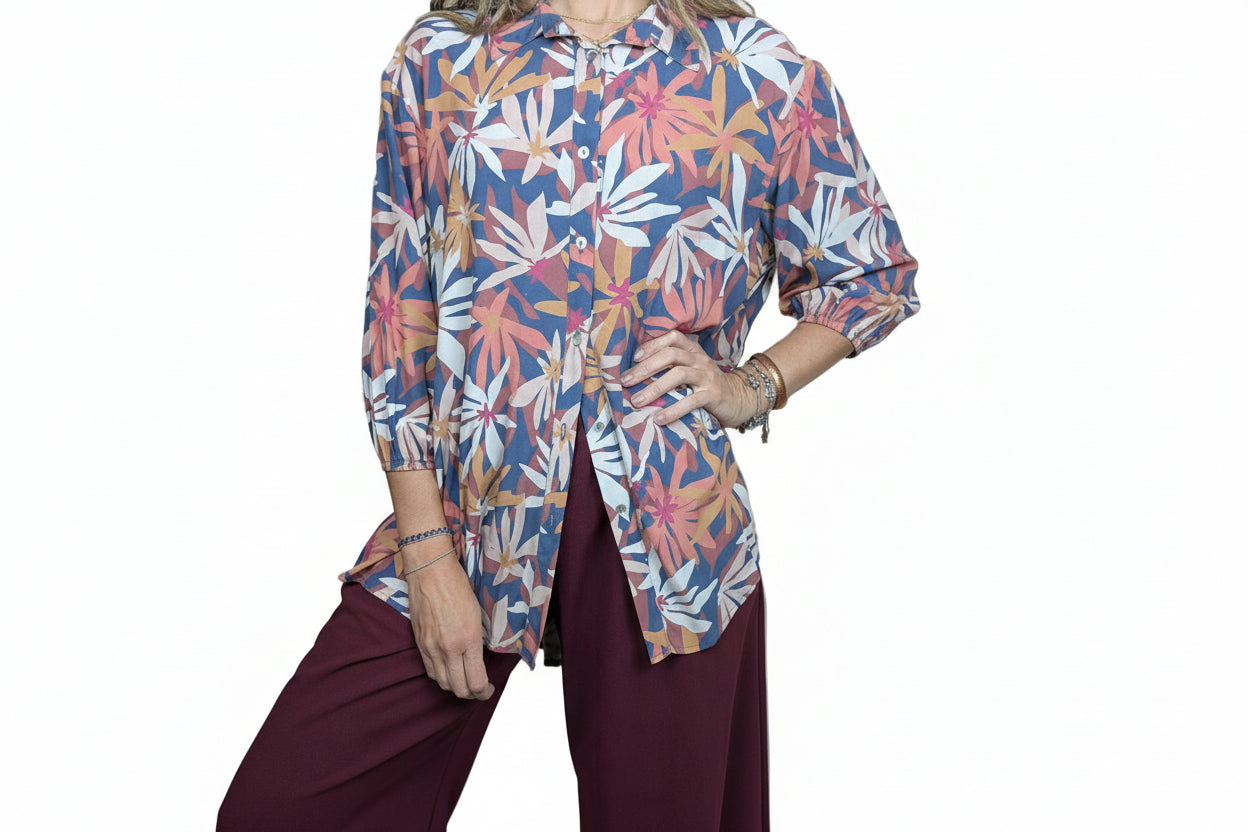 Camisa Flores